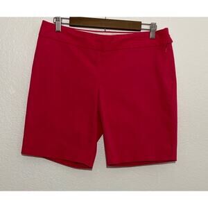 J.Crew City Fit Size 8 Pink Side Zip Shorts Preppy Summer Casual